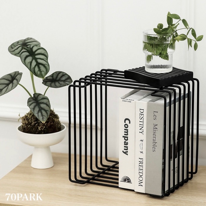 ワイヤー 多機能 マガジンラック 収納 ブックスタンド 全2色 おしゃれ 韓国インテリア 韓国雑貨 韓国っぽ インテリア雑貨 韓国 70PARK