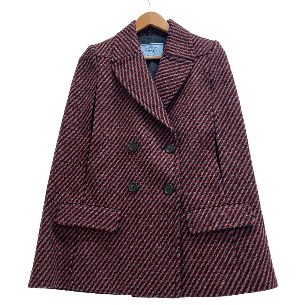 14AW ウール ポンチョ レッド レディース ブランド 44,850円