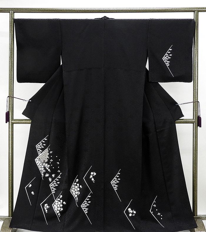 単衣 訪問着 新品仕立済 正絹 単衣 七宝四季花模様 訪問着 新品 仕立て上がり 着物 45,370円