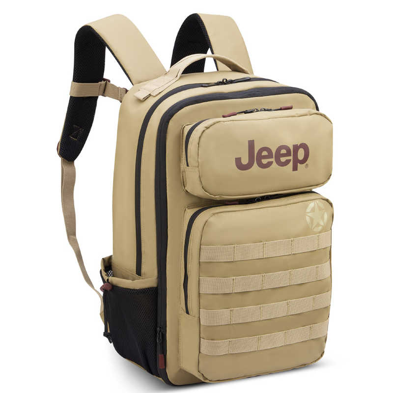 ジープ　タクティカルバックパック 軽量 大容量 34L (拡張時：39L) GLACIER グレイシャー ベージュ　J0274461005