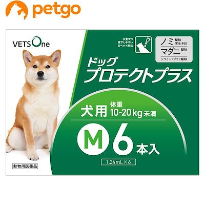 他サイト： ベッツワン ドッグプロテクトプラス 犬用 M 10kg～20kg未満 6本 (動物用医薬品)の商品画像