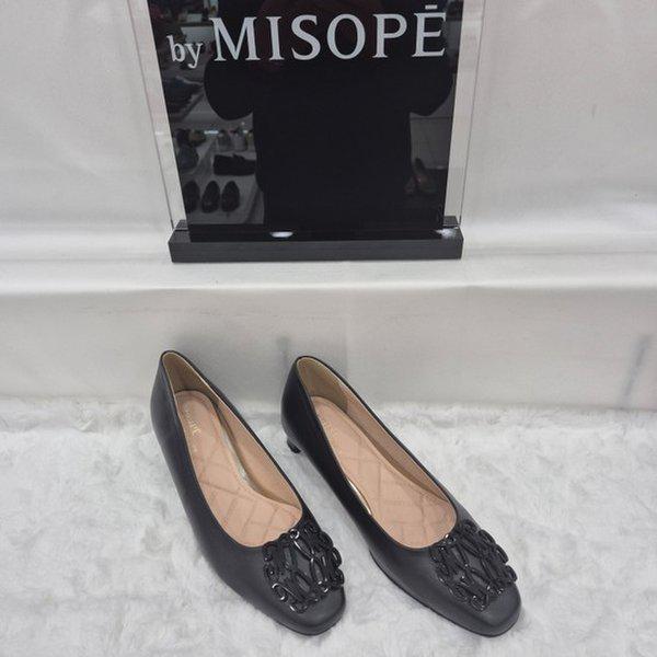 By 女性モダン装飾パンプス 112HT431FY002 BLACK 4 JJ