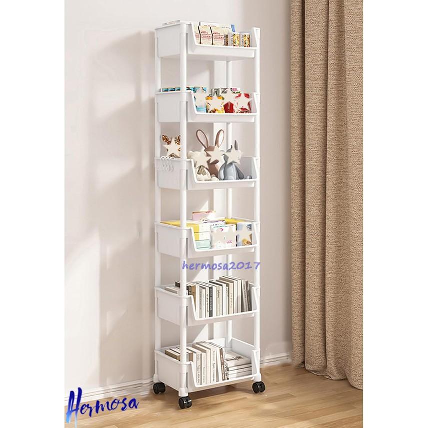 今日のイベント 新商品20%オフ キッチンワゴン キッチン ワゴン バスケットラック キッチン収納カート カラー2 キャスター付き 組立簡単 収納カップ おしゃれ 隙間収納3枚購入で200円OFF