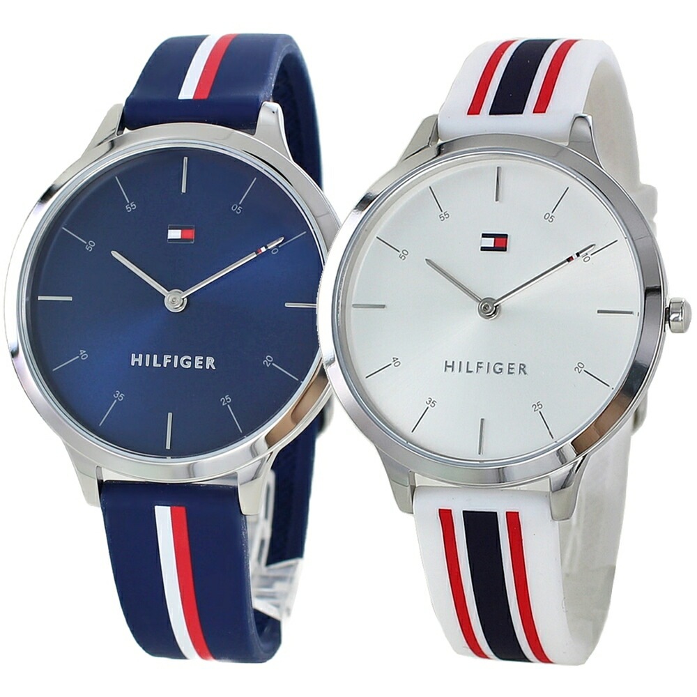 親子 ペアウォッチ トミーヒルフィガー 腕時計 手表 レディース 兄弟 姉妹 友達と一緒 家族ペア お揃い 細身ベルト シリコンベルト プレゼント 贈り物 誕生日 おしゃれ かわいい 記念日