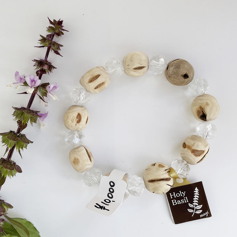 Maguu s farm ホーリーバジルブレスレット Sサイズ(約15.5cm)ホーリーバジルビーズ/カットビーズ 8,250円