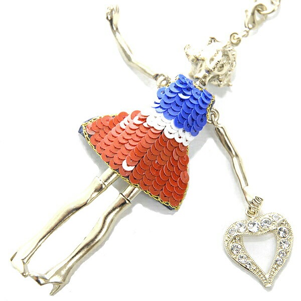 セルバン ギャゾット（Servane Gaxotte）ローズドールネックレス フランス