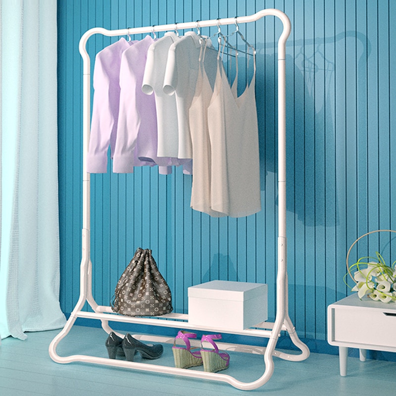 ハンガーラック パイプハンガーラック 洋服ラック ハンガーポール パイプハンガー 洋服掛け おしゃれ メッシュ棚付き スチール製 組立簡単 防サビ 防水 耐腐食性 物干しスタンド コー20