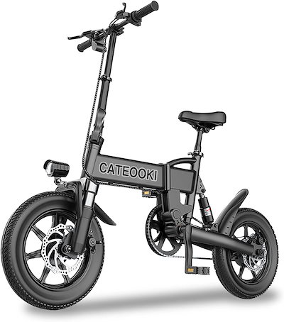 E-BIKE 電動アシスト自転車 ブラック 自転車】電動アシスト自転車 E-Bike S6 eバイク 3段階 16インチ