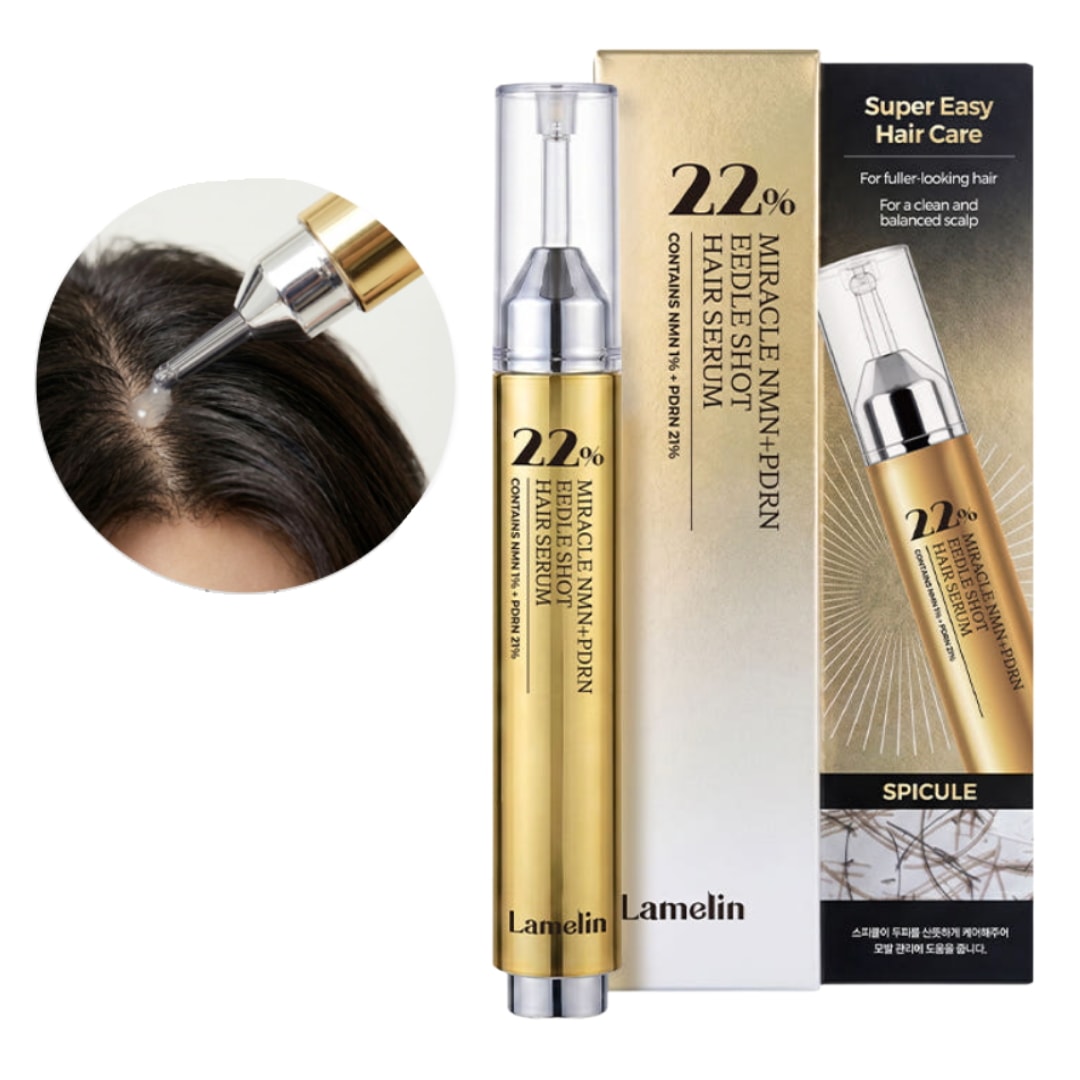 [LAMELIN] ミラクル NMN+PDRN イードルショット ヘアセラム 22% 15ml NMN1%+PDRN21%配合 頭皮ケア スカルプケア 韓国コスメ