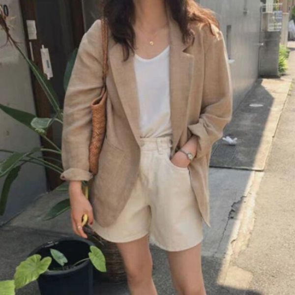 リネン/カジュアルジャケット/リネンジャケット/リネン