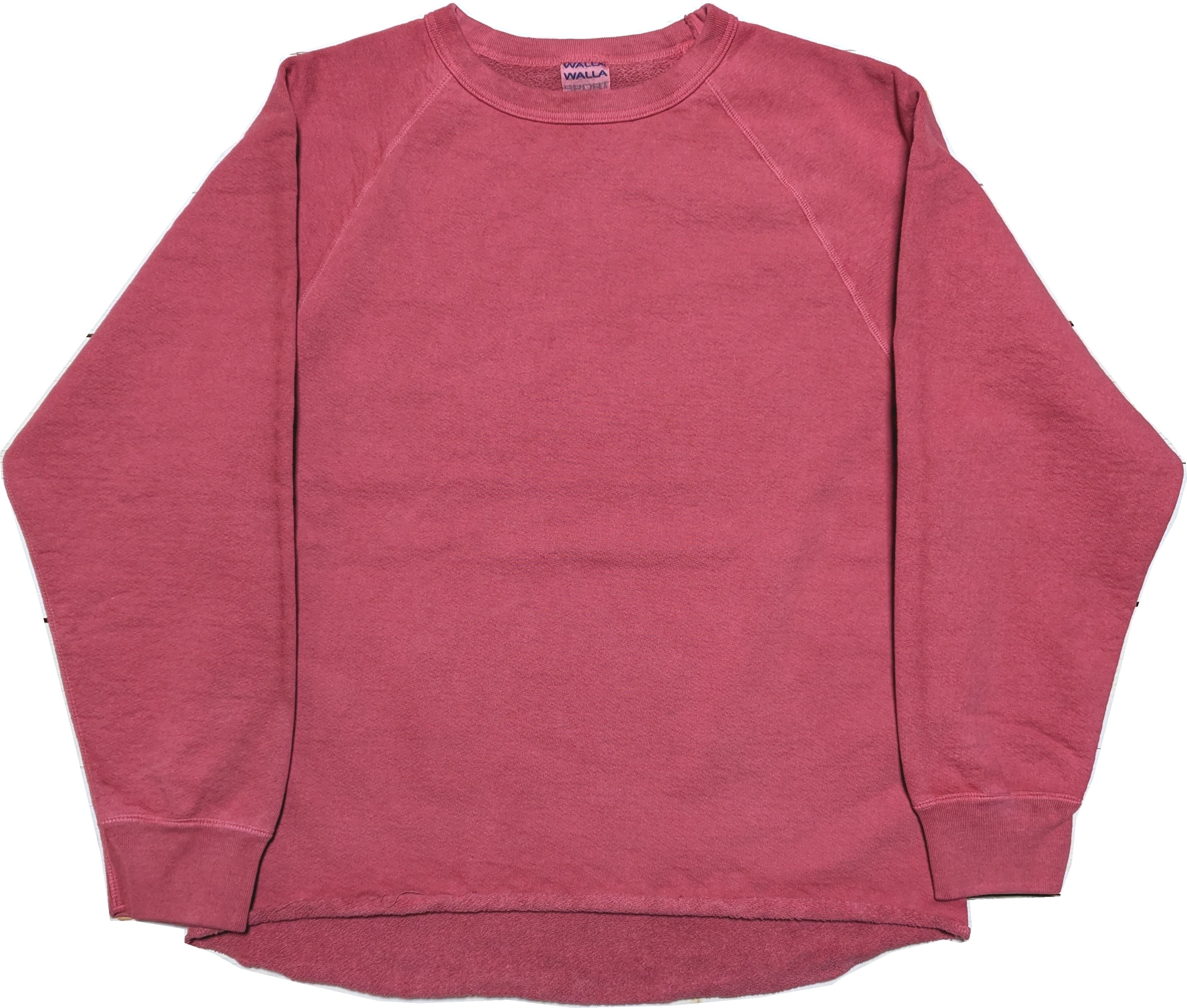 ピグメント ダイ 13オンス クルー ピンク メンズ スウェットシャツ 日本製 PIGMENT DYE 13oz CREW PINK 041