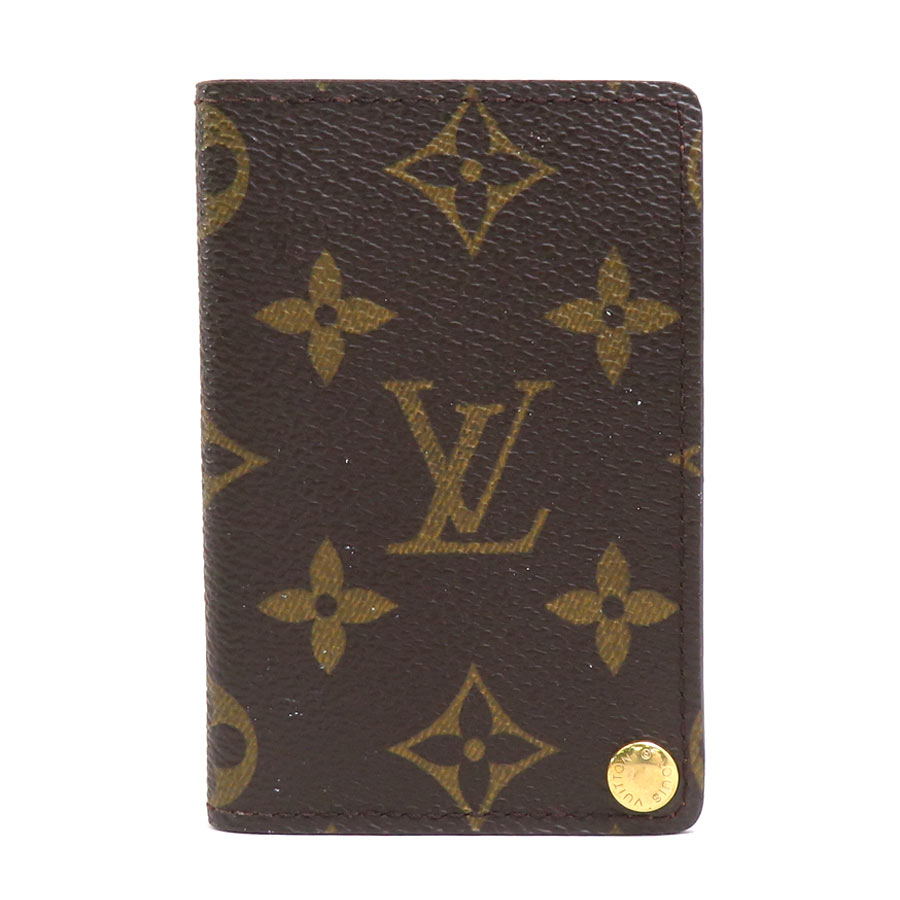 ルイ ヴィトン LOUIS VUITTON カードケース モノグラム ポルトカルト クレディ プレッシオン モノグラムキャンバス ブラウン ユニセックス M60937 h30877g