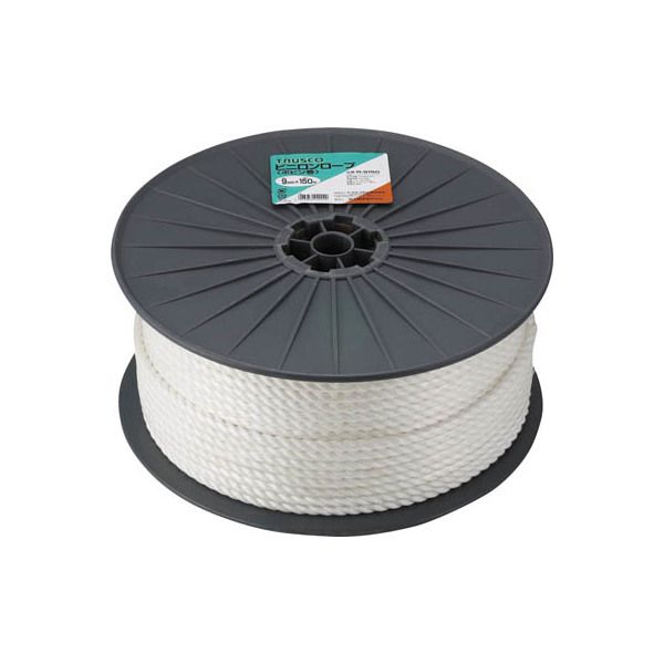 R-12100 ビニロンロープ 3つ打 線径12mmX長さ100m R12100 メーカー直送