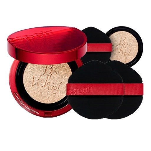 プロテイラービベルベットカバークッションファンデーションニュークラス本品13g+詰め替え13g+パフセット 21号アイボリー 1個 自然密着 均一仕上げ