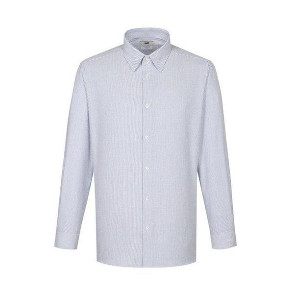 綿100 ストライプ ドレスシャツ レギュラーフィット__DLW1SHDL191B1