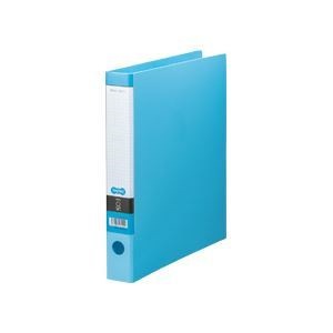 （まとめ） TANOSEE Oリングファイル A4タテ 2穴 250枚収容 背幅44mm ライトブルー 1セット（10冊） 2セット 7,940円