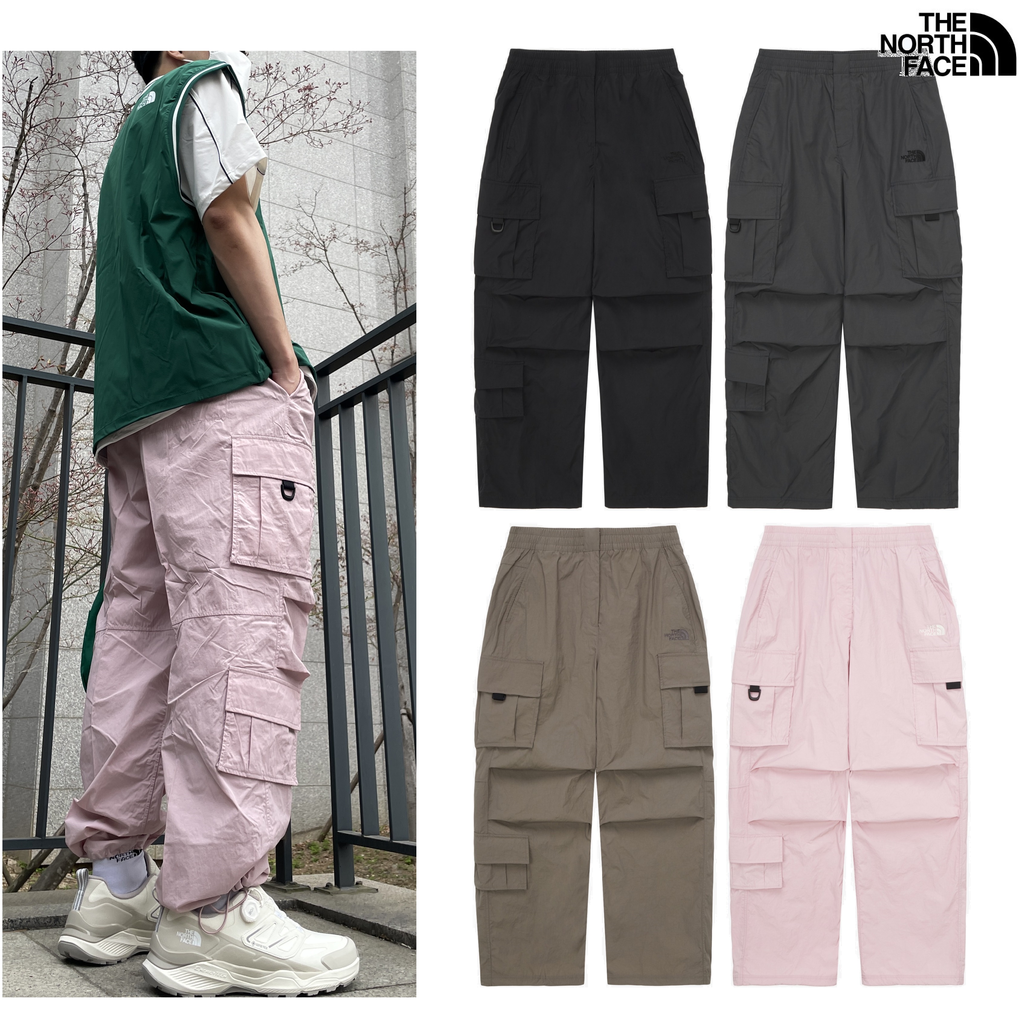 SHELDON CARGO PANTS 4色 新商品 韓国人気 肝節期 韓国ファッション ストリートファッション アウトドア レギュラーフィット 日常服 デイリー