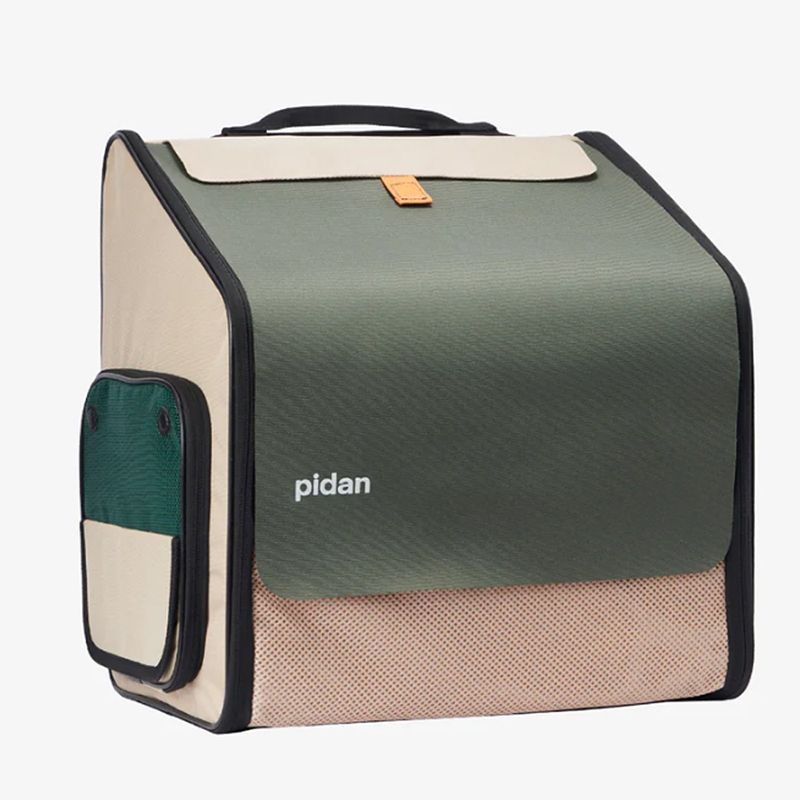 Pidan ペット用折り畳み式ハウス型トラベルリュック 犬猫用 ペット用品
