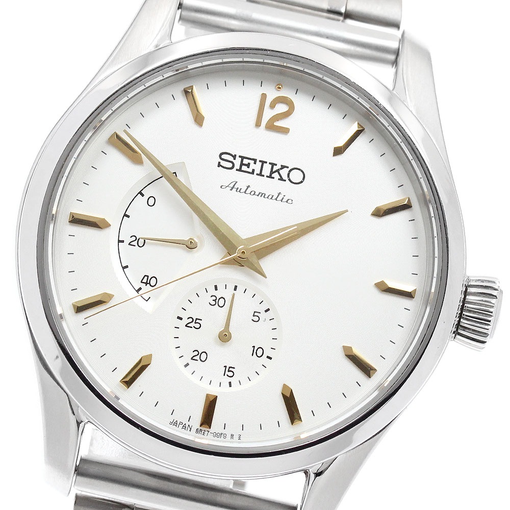 セイコー SEIKO SARW027/6R27-00K0 プレザージュ 創業135周年 限定1956本 パワーリザーブ 自動巻き メンズ _944959【中古】