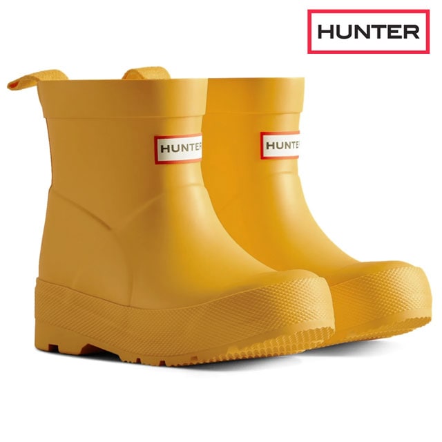 ハンター 長靴 キッズ レインブーツ ベビー 男の子 防水 子供靴 女の子 ラバーブーツ リトルキッズ プレイ ブーツ 雨靴 ショートブーツ イエロー KFT5097RMA 7,838円