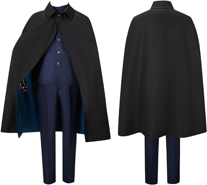 文豪ストレイドッグス 第4期 江戸川乱歩 探偵服 コスプレ衣装 マント ケープ ハット付き 帽子 コスチューム コスプレ衣装
