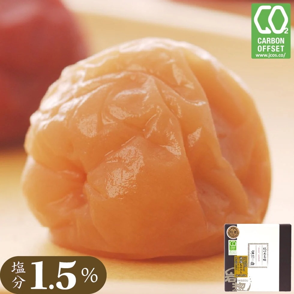 梅干し はちみつ 南高梅 減塩 はちみつ梅 減塩みつふる 塩分1.5% 600g 特選 岩惣 甘い