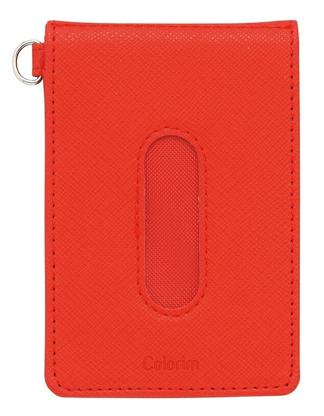 （まとめ買い）カラリムパーキー パス入れ パスケース ダブル ICカード4枚対応 レッド CRPPS-02W-R [x3] 5,815円
