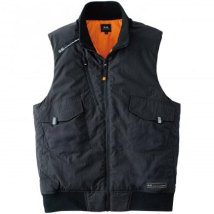 桑和 0474-06 防寒ベスト Lサイズ チャコールグレー(23) G.G.