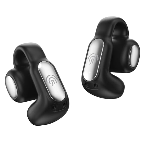 【音質至上主義第二弾！イヤーカフ型の新次元】 Earaku (イアラク) AirCuff F306 イヤーカフイヤホン ワイヤレスイヤホン オープンイヤー イヤーカフ型 超軽量 耳を塞がない 耳挟み式