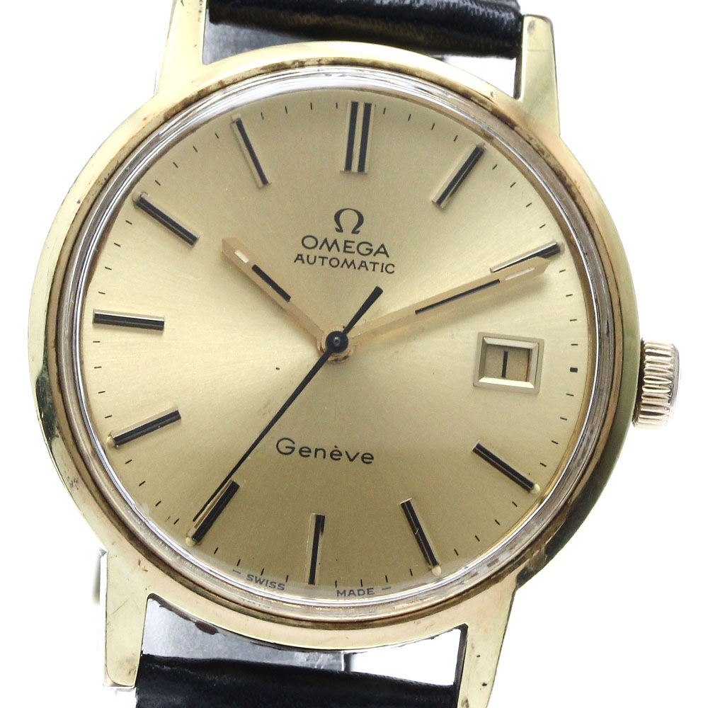 オメガ OMEGA 1660098 ジュネーブ デイト Cal.1481 自動巻き メンズ _874239【中古】