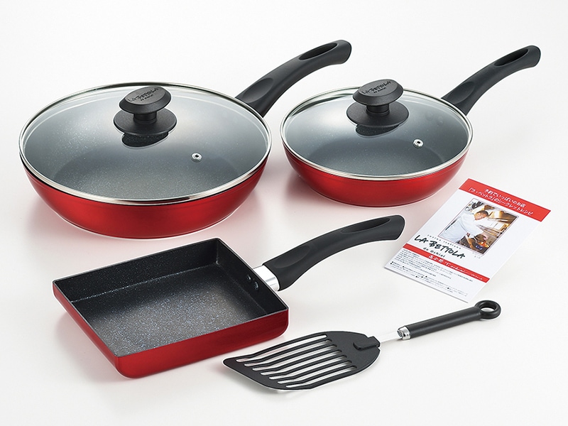 「ラ・ベットラ」IH対応マーブルフライパンDXセット