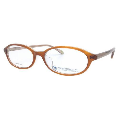 SPCF-100 col.1 50mm 北欧 1.60～1.74極薄型非球面レンズ付 クリアレンズ 伊達メガネ 度なし 度付き