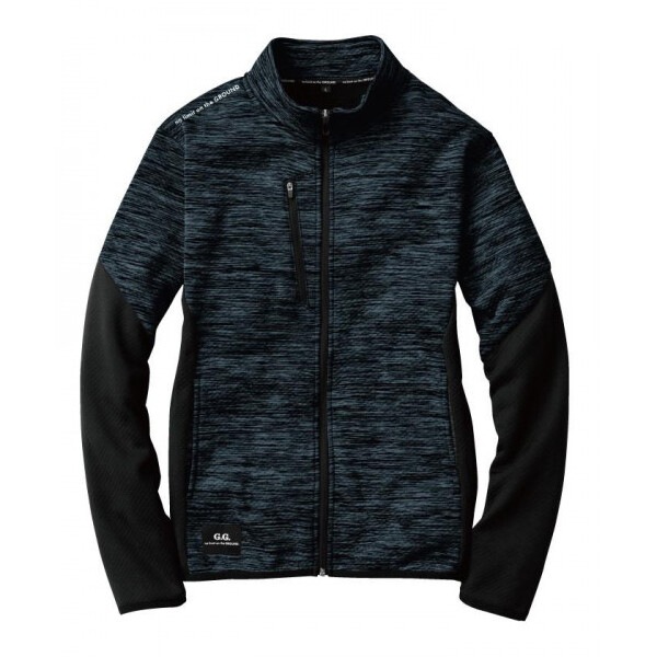 7544-00 ストレッチ軽防寒ブルゾン 6Lサイズ ブラック(4) G.G.