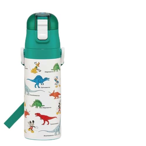 スケーター(Skater) 子供用 ステンレス 水筒 直飲み 470ml ミッキー &amp フレンズ 恐竜 子供に優しい軽量