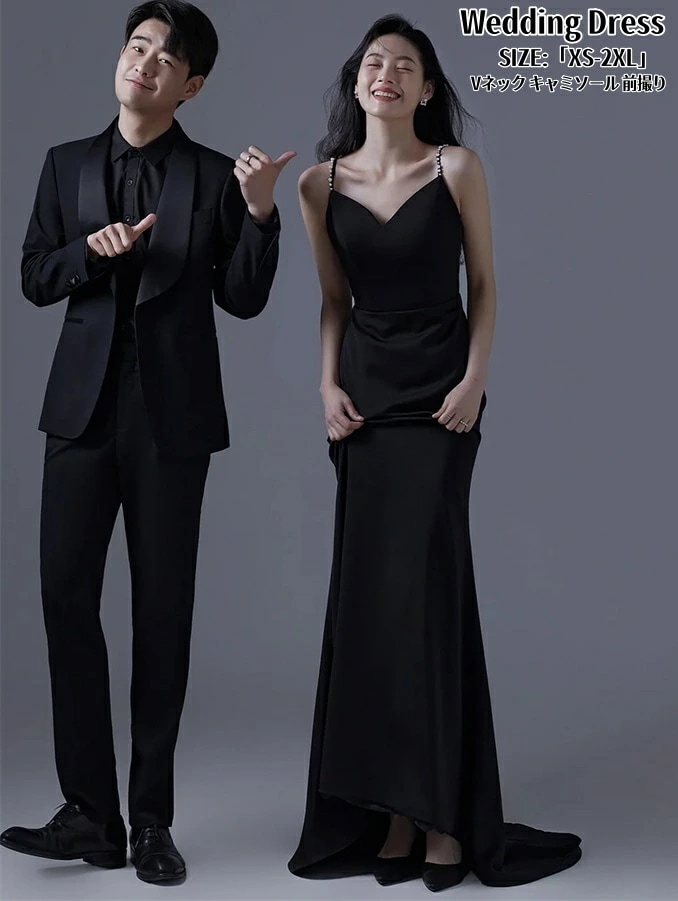 パーティードレス ウェディングドレス Vネック マーメイドドレス 花嫁ドレス 前撮り 編み上げ XS-2XL コンサート 礼服 演奏会 ドレス 結婚式 二次会 成人式 ロングドレス イブイングドレス