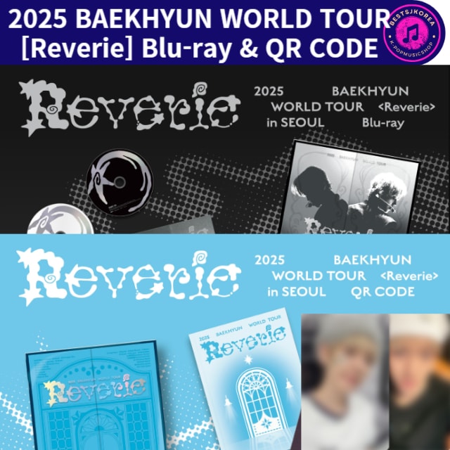 【特典EVENT】 2025 BAEKHYUN WORLD TOUR Reverie in SEOUL Blu-ray & QR CODE 1種