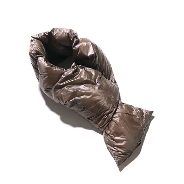 ポータブルライトダウンマフラー モカ フリー #N1PMMON2-MOCHA