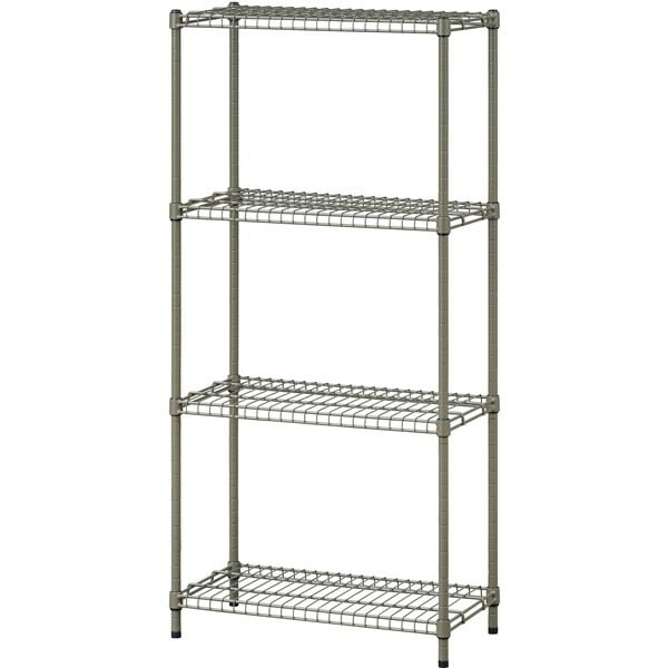 SEC-590 カーキ カラースチールシェルフ ラック小 メーカー直送