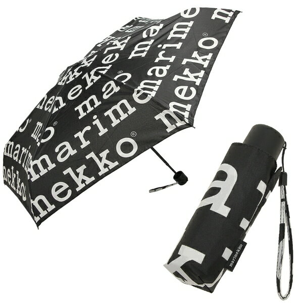 傘 マリロゴ 折りたたみ傘 ブラック レディース 048859 910