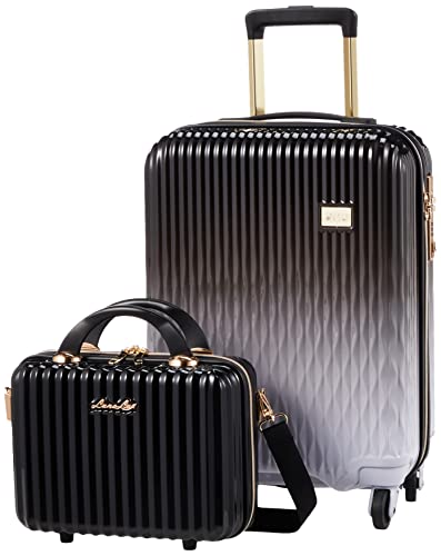 [シフレ] スーツケース ハードジッパー 小型 Sサイズ 付き LUN2116-48 機内持ち込み可 32L 48 cm 2.8kg 内装抗菌 TSAロック ミッドナイト