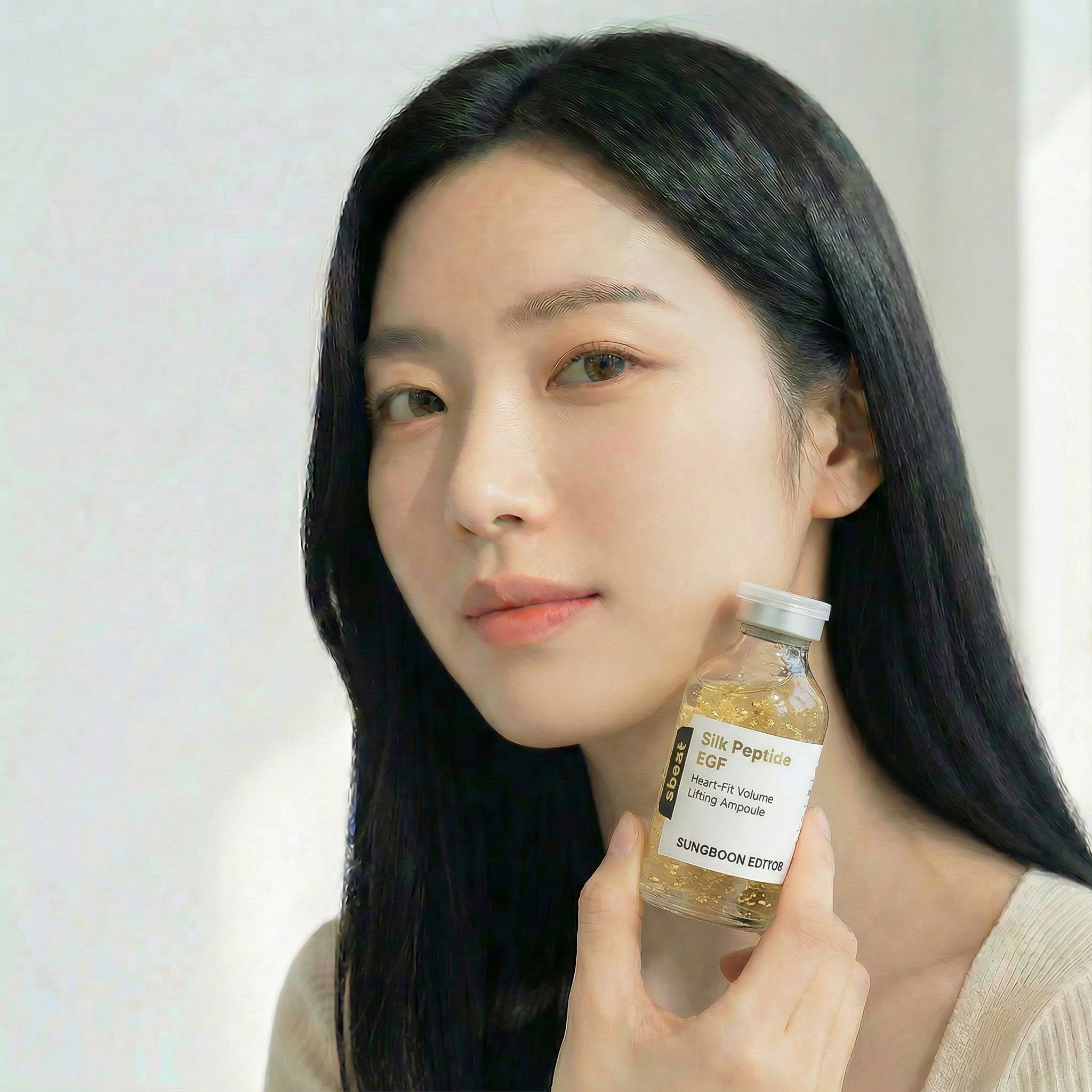 【リニューアル】 Sungboon Editor 公式 成分エディター シルクペプチド egf ハートフィットボリュームアンプル 40ml+40ml セラム 美容液