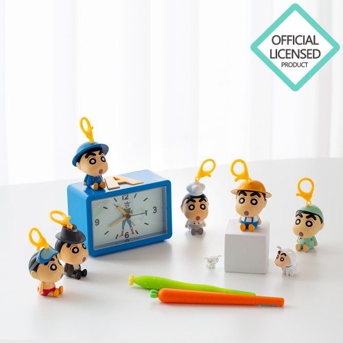 クレヨンしんちゃん キーホルダー 6個セット ぶるぶるフィギュア かわいい 韓国