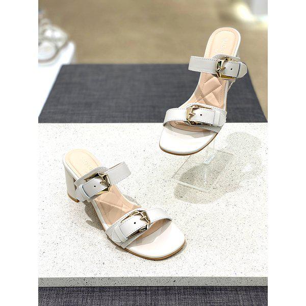 [坡州店] [] 女性ダブルベルトスリッパ712423002 6cm [2color]