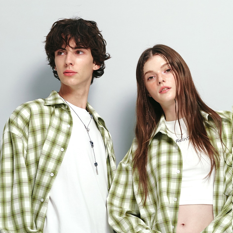 블루 자개 드롭 로프 네크리스 14,077円