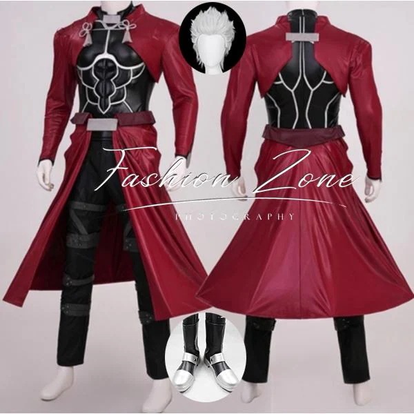 FateGrand Order 風 エミヤ EMIYA コスプレ衣装 ウィッグ 靴 ハロウィン 演出服 変装