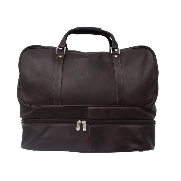 Piel Leather False-Bottom Sports Bag， Chocolate， One Size 並行輸入品 33,215円