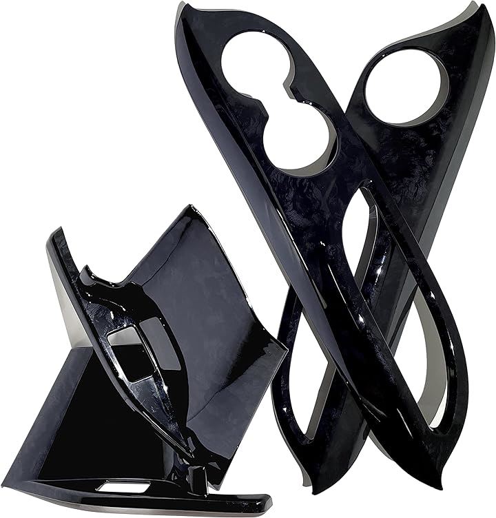 アルファード ヴェルファイア 30系 前期 後期 内装 カスタム パーツ アクセサリー 後席 ドア スイッチパネル カップホルダー 4pcsセット( 黒木目)