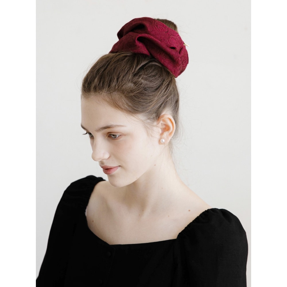 Jean Paul Clarisse ローズパターンスクランチ JP 22136S