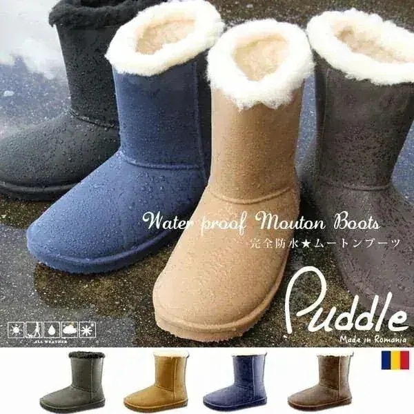 ムートンブーツ ブーツ レディースシューズ レディースファッション 靴 Puddle パドル ロング