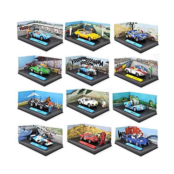 OPO 10 - Set of 12 Michel Vaillant Race Cars - IXO 1/43 Collection (ref: LV3) 並行輸入品